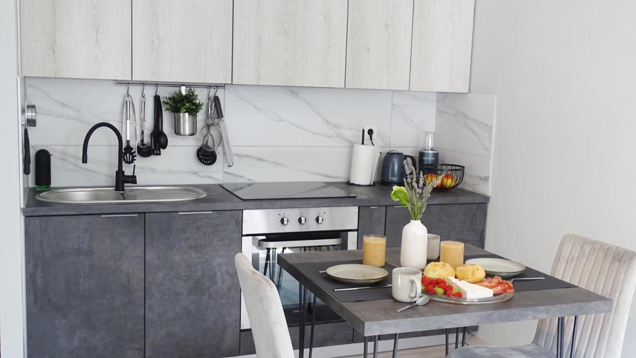 זאגרב Petite Grey Apartment With Free Private Parking מראה חיצוני תמונה